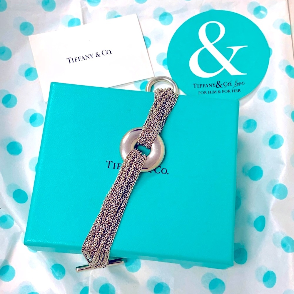 ✅ SOLD!! ✅ ⚠️Tiffany & Co. Silver Multi Strand Bracelet Authentic!